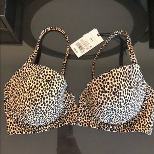 Target Women's Light Lift V-Wire Ribbed Bikini Top